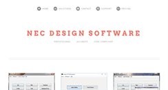 Desktop Screenshot of necdesign.com