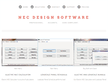 Tablet Screenshot of necdesign.com